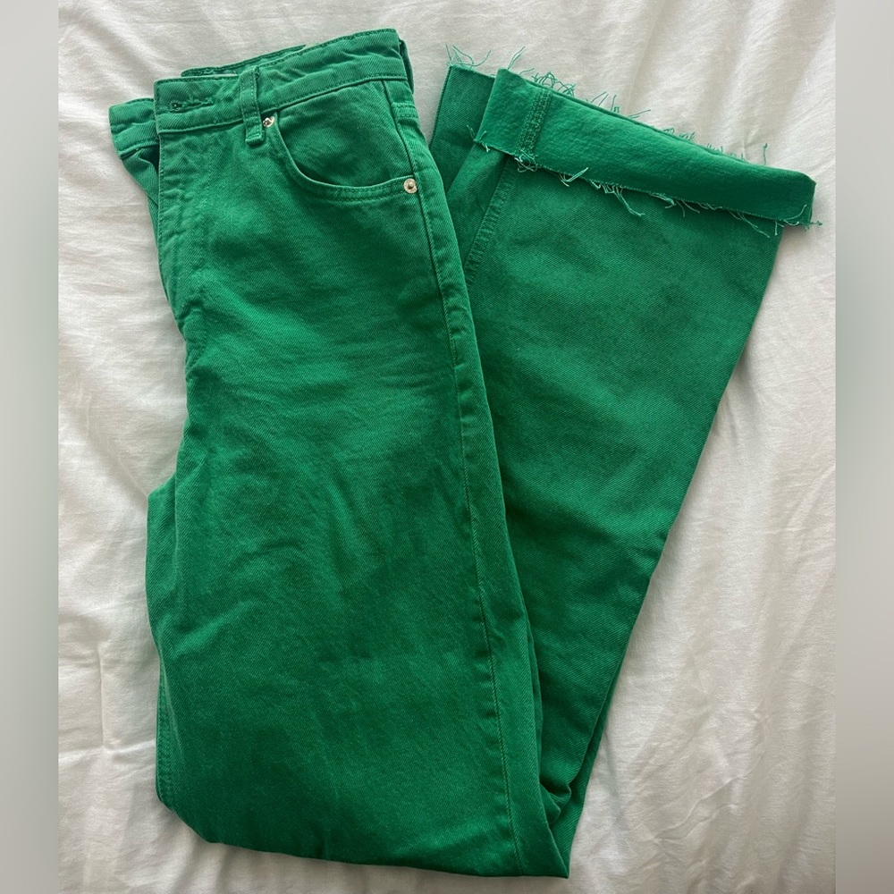 Green Zara Jeans